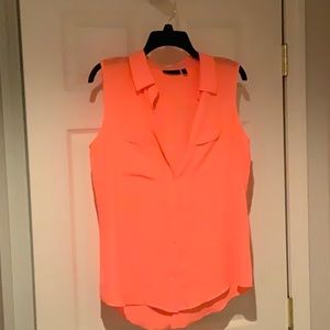 Neon silky top